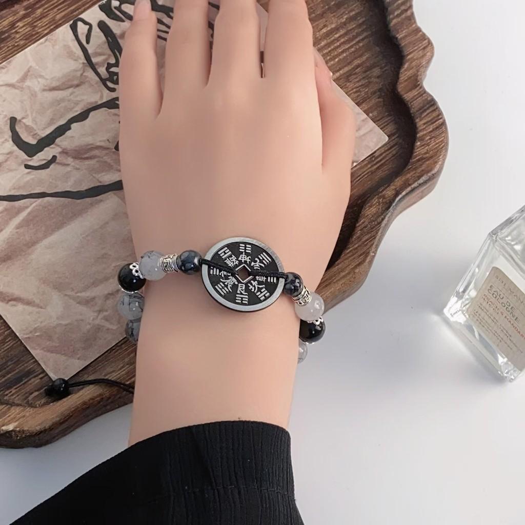 New Elegant Chinese Style Beaded Bracelet With Mountain Ghost Flower Design Women For