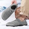 Vinter Herre Tøfler Cotton Plus Pelssko Kvinner Snø Utendørs Varm Pels Joggesko Sklisikkert Varmt pelsfottøy Tykk plattform Vintersklier