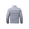 Li-Ning Solid Color Stand Collar Warm Down Jacket Men Outerwear Gray AYMT337-2
