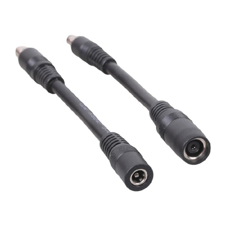 2Pcs Short Solar Power Cord Set DC5.5x2.1mm to DC8.0x2.0mm ConnectorsCable For Energy Storage Conversion Systems