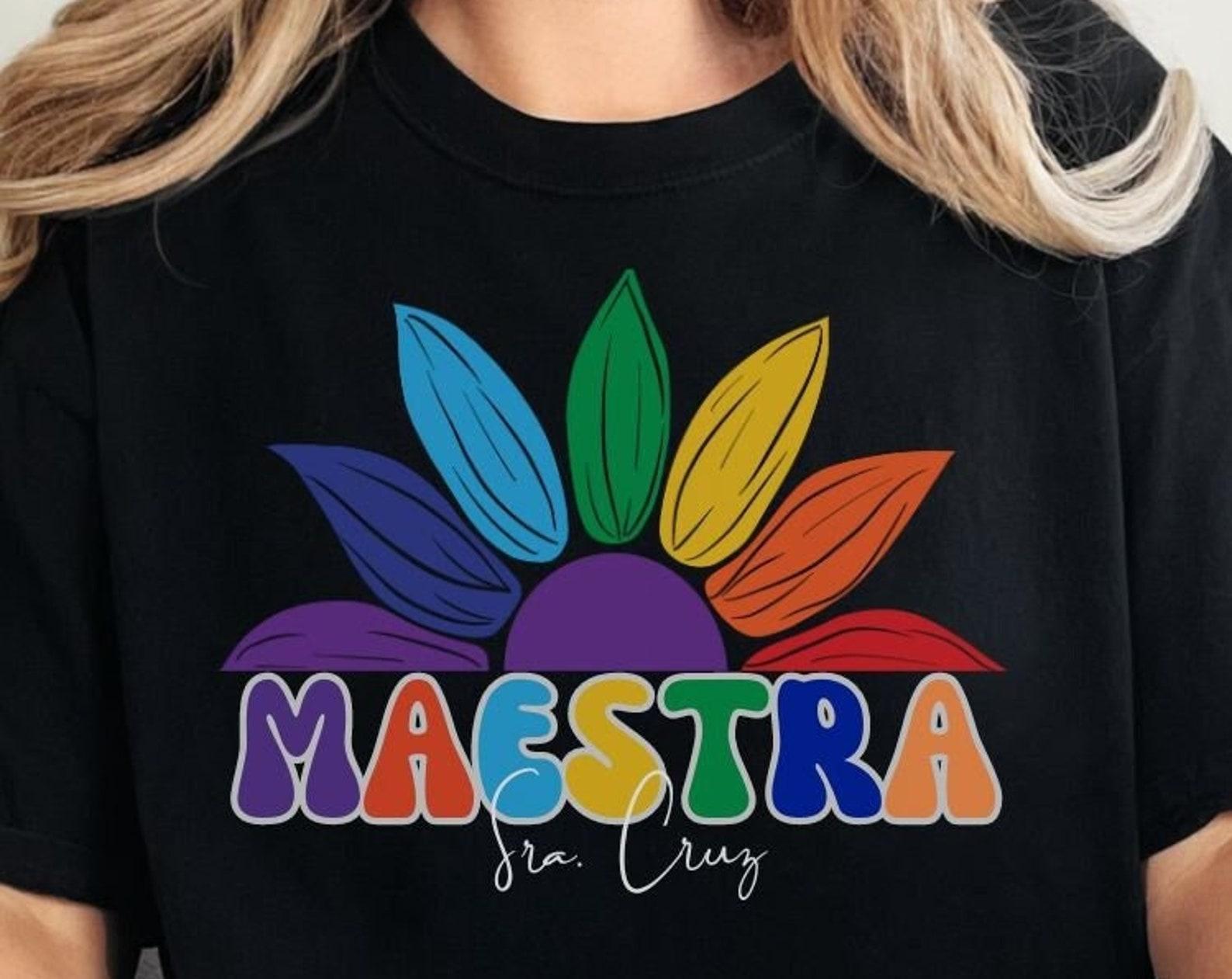 Custom Spanish Teacher Shirt- Marstra Tee S