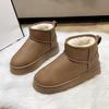 Fashion Luxury Winter Women's Boot Short Plush Warm Snow Boots Casual Shoes New  Chelsea Ankle Boots Flat Platform Women's Boots