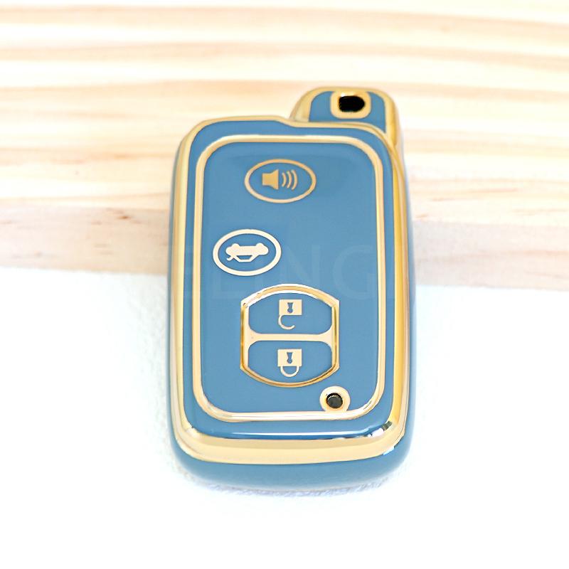 TPU Car Key Case Cover for Toyota Camry Crown Majesta Highlander Land Cruiser Prado Kluger Mark X Subaru Foreste XV Protector