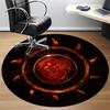 1pc Game of Thrones Office Round Area Rug, Indoor Mat Suitable For Office,Bedroom Living Room Home Decor, Room Deco a0926096