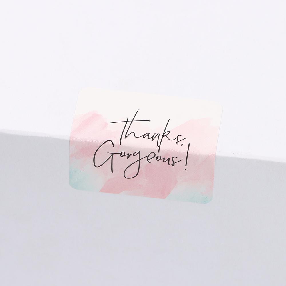 Package Decoration Sealing Labels For Supporting My Small Business Gorgeous Thank You Stickers