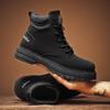 Fashion Ankle Boots Hiking Men's Biker Motorcycle Boot Casual Sneaker Round Toe Flexible Thick Bottom Outdoor Shoes Spring and Autumn