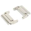 1 Pair Metal Watch Band Adapter for Quick Fit Watch Replaceable Connector for Replacement Silver