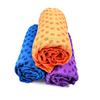 Plum Blossom Non-Slip Microfiber Yoga Towel - Sweat-Absorbent Fitness Cloth with Mesh Bag
