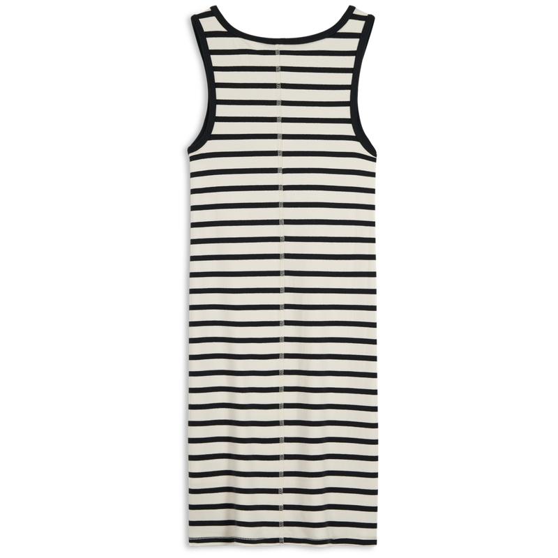 Calvin Klein Printed Striped Ribbed Knit Sleeveless Dress Women dresses  44C242G Buy cheaply on Joom
