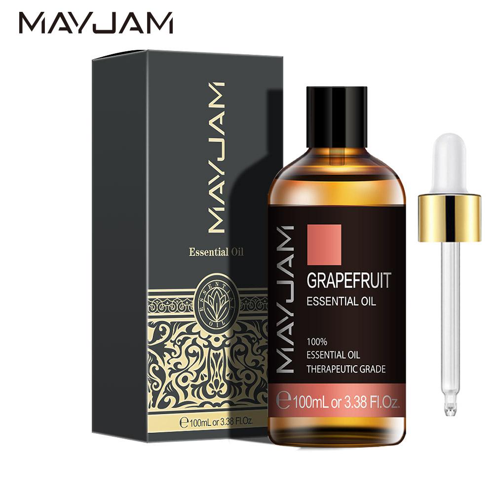 MAYJAM 10ml/30ml/100ml Grapefruit Pure Essential Oil Healthy Calming Humidifier Fragrance Air Purifier Spa Massage Bathing Fruit Aroma Oil