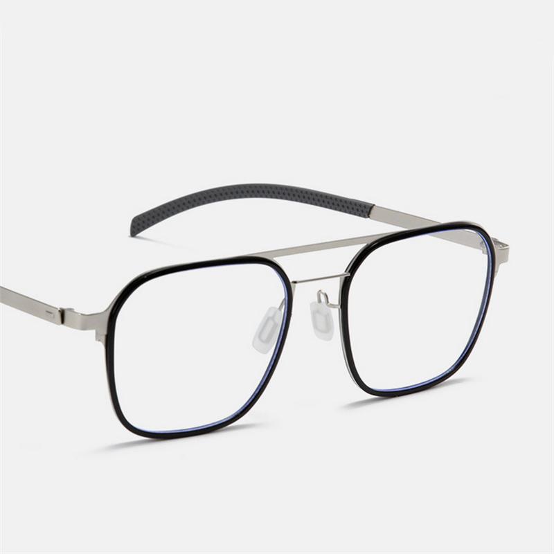 Metal Oversized Student Nearsighted Glasses For Men Fashion Business Shortsighted Prescription Glasses Women -0.5 -0.75 To -6.0