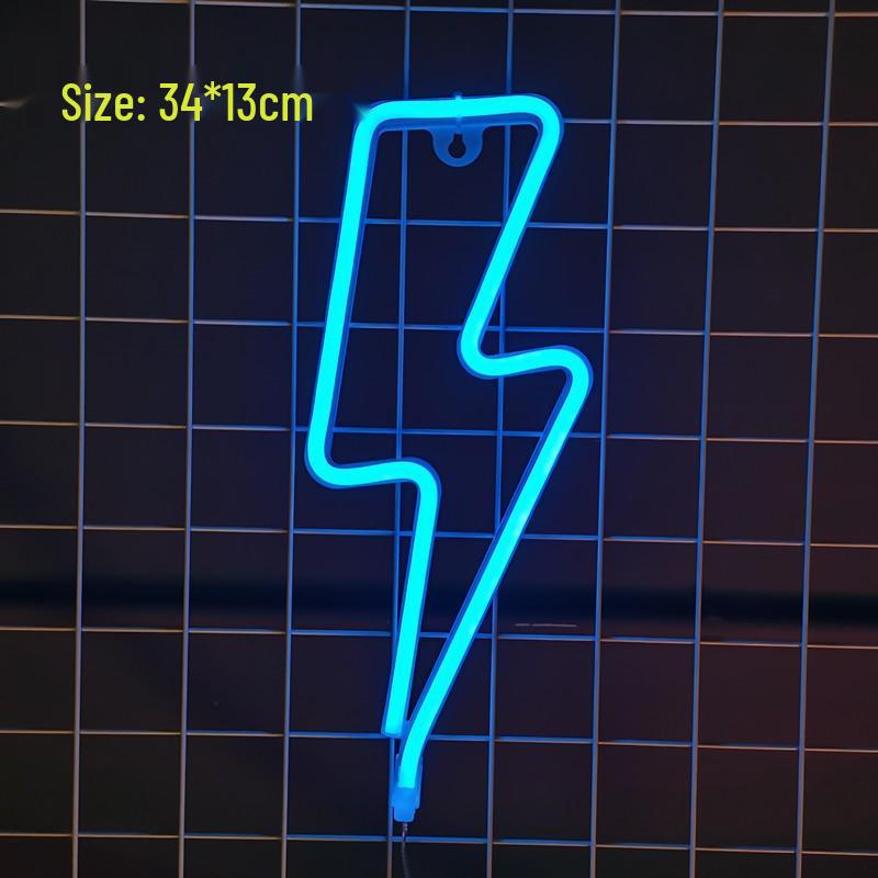 LED Neon Butterfly & Planet Wall Light - Decorative E-sports, Bar, and Photo Prop Night Light