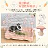 OSJ Rabbit Small Pet Hamster Small Animal with Ceiling Breeding Easy To Room for Small Rabbit Indoor Made of Comes with Green Cage, Cage, Cage, Cage,