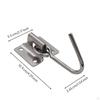 Stainless Steel Hook with Plate Ceiling Mount Heavy Duty