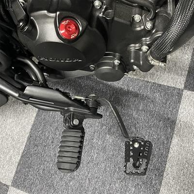 Motorcycle Non-Slip Foot Brake Lever Pedal Enlarge Extension Rear Brake Peg Pad Extender Compatible with Honda Rebel CM500 CM300 (Rebel)