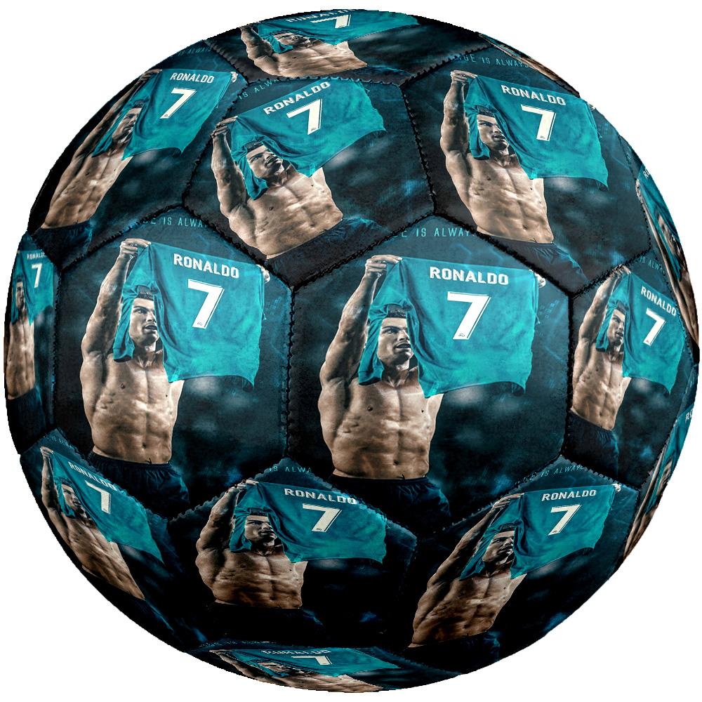 Ronaldo's Portugal Celebration Size 5 Football Machine-Stitched Indoor/Outdoor Universal Football for Football Accessories