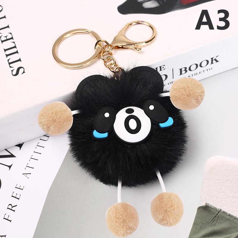 Cute Crying Capibala Keychain Kawaii Mini Plush Capibala Keychain Women Men Backpack Pendant Car Accessories Keychain Gifts