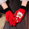Dames Touchscreen Winter Fietshandschoenen - Gebreide Wol, Warm & Koudebestendig, Perfect voor Kerst