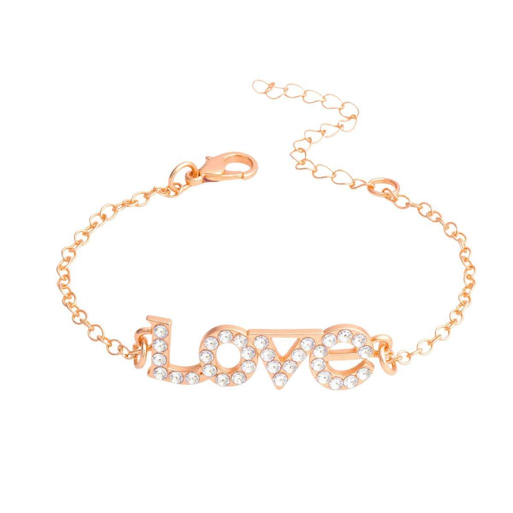 Stylish LOVE Letter Bracelet For Women Trendy Personalized Versatile Fashion Jewelry Accessory