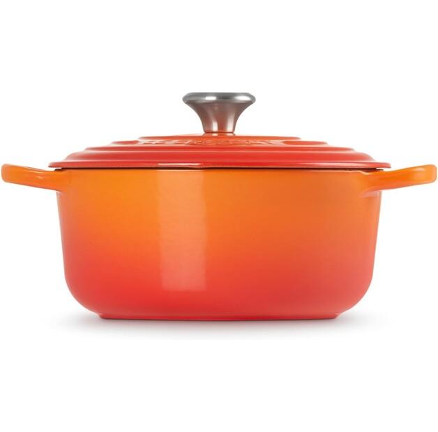 Чугунная жаровня Le Creuset Signature круглая 20 см духовка красная 2,4 л (21177200902430)