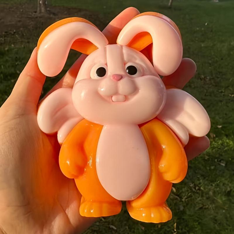 Squishy Big Bunny Fidget Toys Cute Antistress Rabbit Squeeze Toy Simulated Animal Stress Relief Toys for Girls Christmas Toys