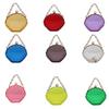 Women Transparent Shoulder Bag Fashion Beads Chain Crossbody Bag Acrylic Clear Shell Handbag Purse Female Messengers Bag