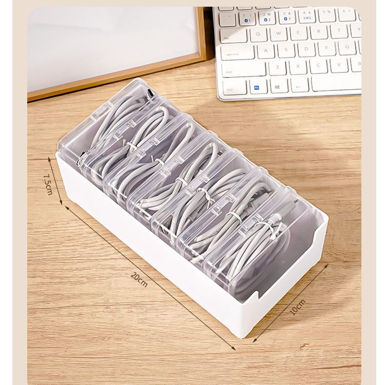Transparent Nano Bead Storage Box for Ornaments, Nail Art, and Jewelry