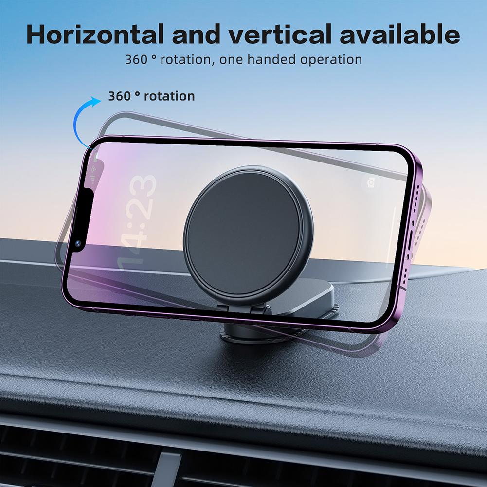 Auto Accessories GPS Navigation Holder Car Phone Mount Car Accessories For Navigation Magnetic Vacuum Support Driving Navigation
