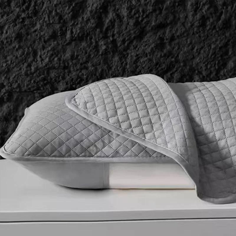 Clip Pillow Cover Head oil Isolation layer Pillow Case Protector Waterproof Anti Mite Pillow Core Protection (No Pillow) 72X45cm