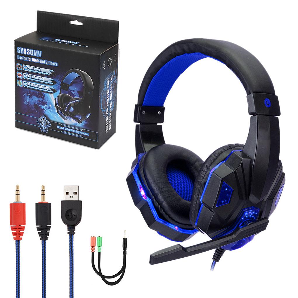 

Gaming Headphone Computer Game Console Stereo Surround Sound 3 .5mm Wired