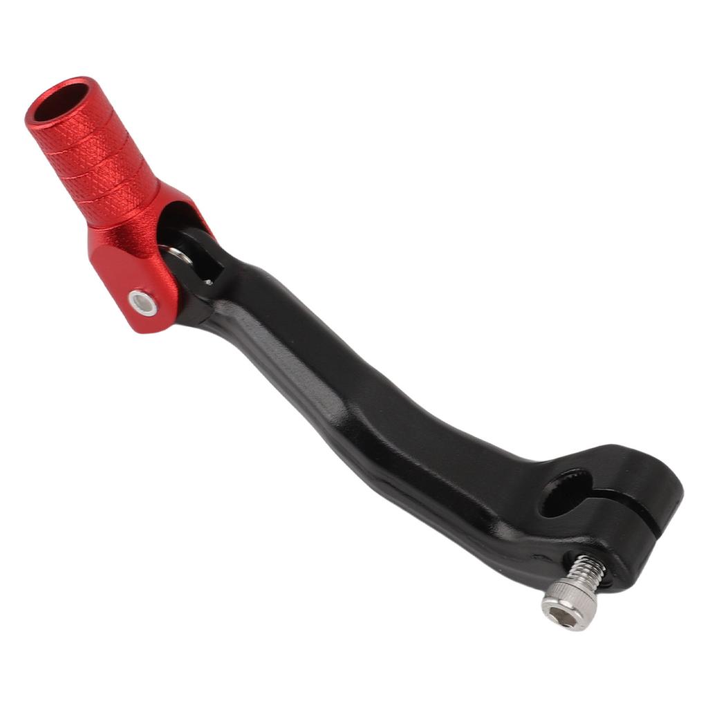 Motorcycle Gear Shifter Lever High Strength Metal Anti Collision Gear Shift Lever Pedal for Most Dirt Bikes Red