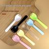 COFLYEE Disposable Plastic Dessert Spoons & Forks
