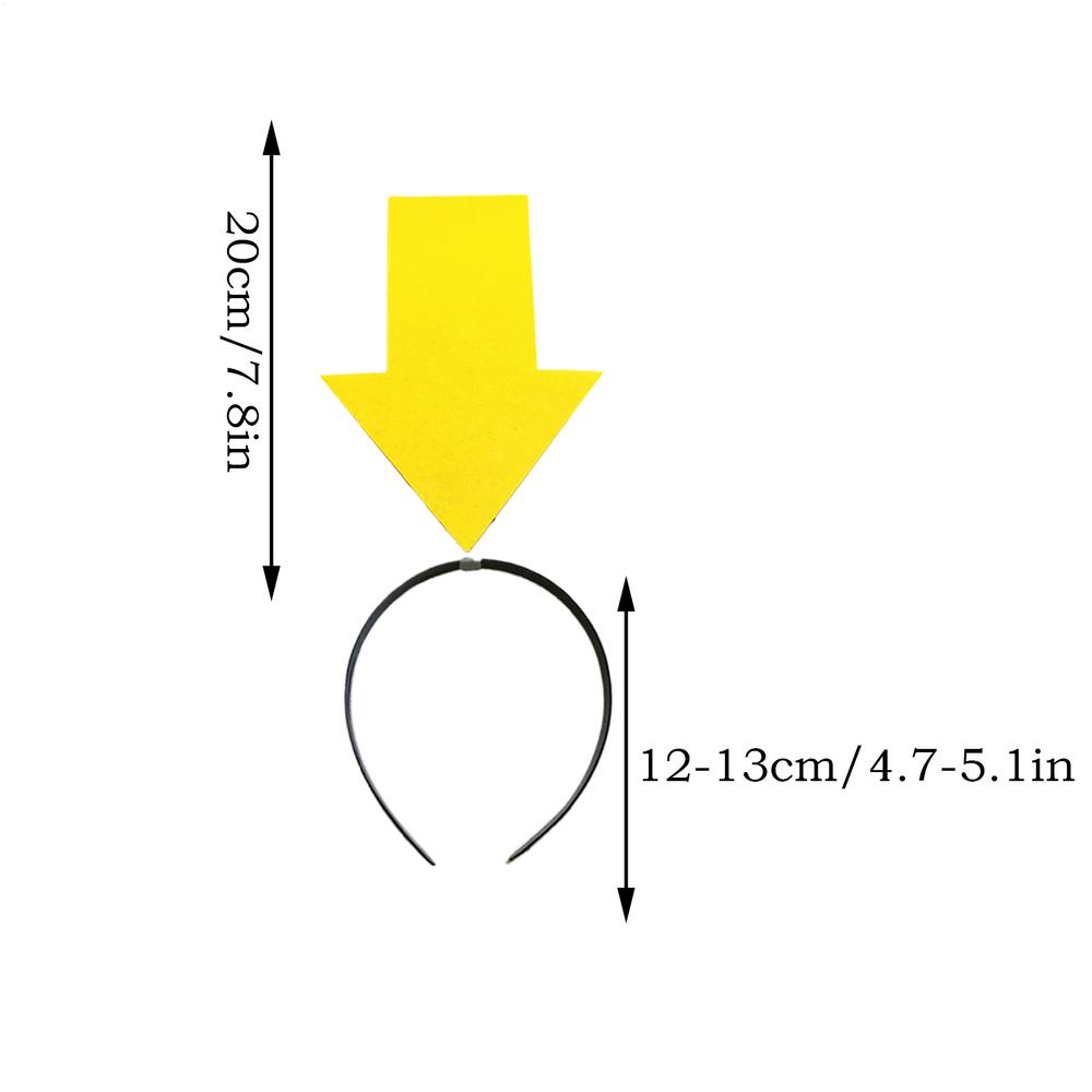 Čelenka s hrotem šípu Vtipná čelenka do vlasů s hrotem šípu Elastické Novinka Vlasové doplňky Herní pokrývka hlavy pro rekvizity do fotobudky Party potřeby