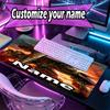 Custom Name Personalized Transformers Pattern Mousepad, Laptop PC Desk Mat, Decorative Desk Mat for Home Keyboard Pad Gift