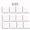 24Pcs Blush Pink Gradient French Press On Nails With Butterfly Rhinestones Cute Gift For Girls And Friends