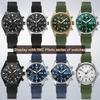 Voor IWC pilot Mark XVIII Spitfire Portugal serie outdoor sporten nylon canvas horlogeband voor heren 20 21 22MM