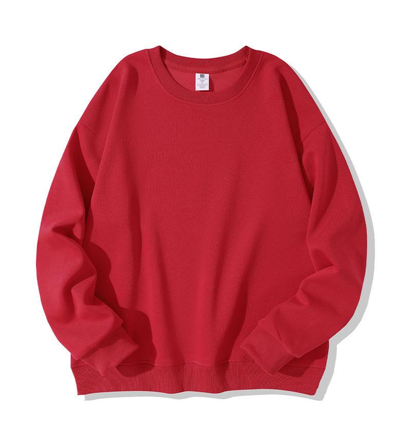 Women's College Style Embroidered Logo Plus Velvet Sweatshirt