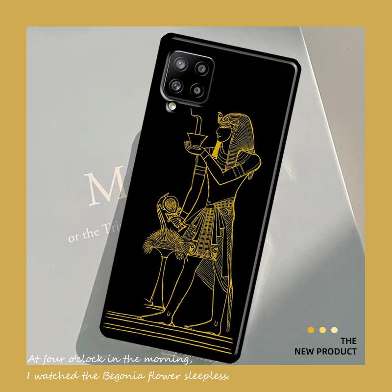 Egypt Nefertiti Anubis Ankh Case For Samsung Galaxy A54 A34 A13 A23 A33 A53 A73 A12 A22 A32 A52 A51 A71 A14 Cover