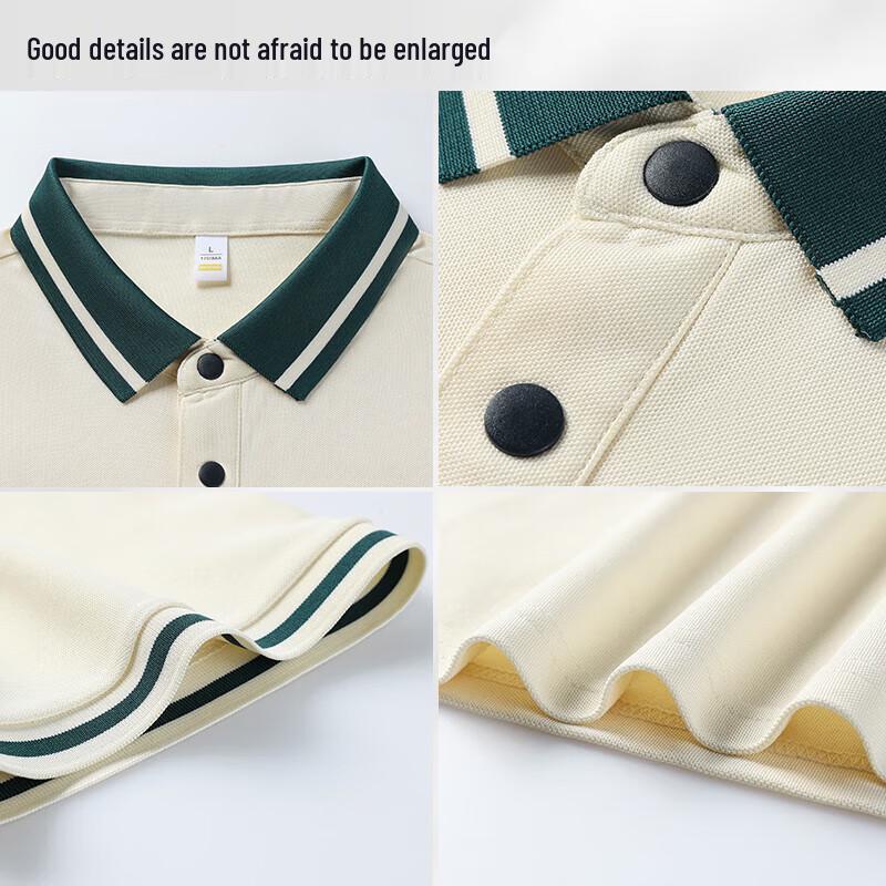 Summer Short-Sleeve Polo Work Shirt