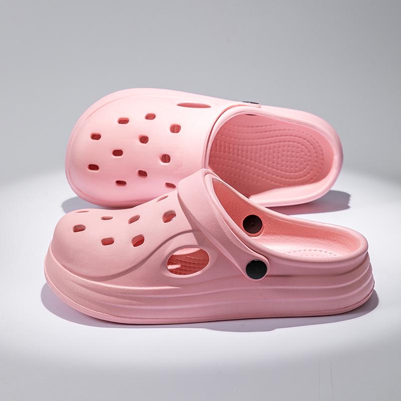 Men's 2024 EVA Anti-Slip Closed-Toe Beach Shoes - Odor-Resistant Summer Slippers for Couples