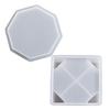 Multipurpose Lovely Octagonal Shaped Flexible Sturdy Silicone Mould Accessory for Crafting Coasters and Home Adornments