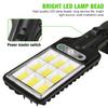 Solar LED Outdoor Wall Lamp with Motion Sensor & Remote Control