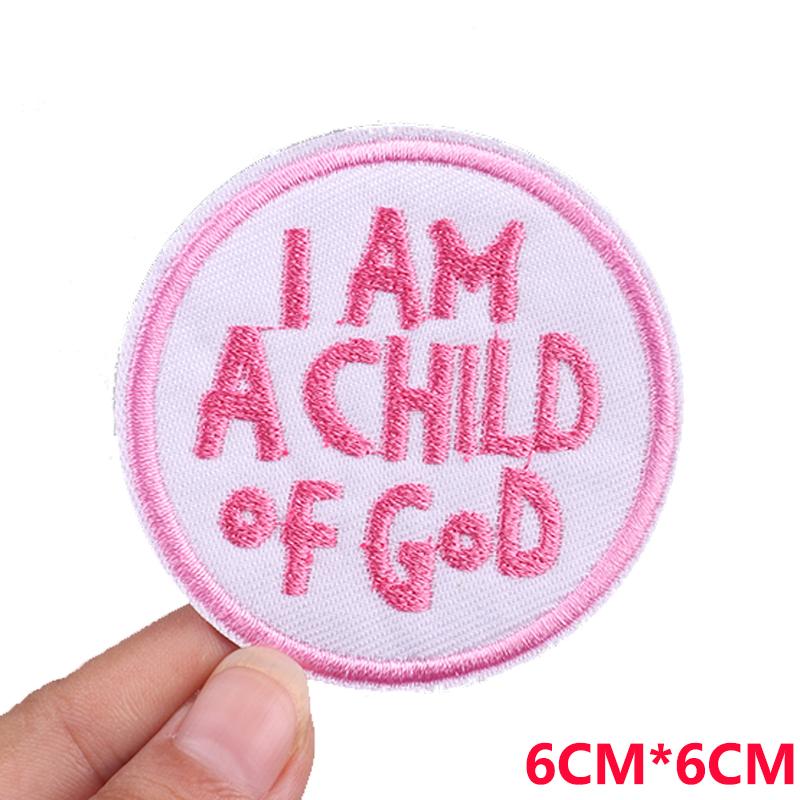 Jeans Backpack Embroidered Patch Cartoon/Letter Slogan Embroidery Patches Iron On Patches For Clothing Thermoadhesive Patches