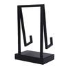 Metal Plate Stand Black Table Easel Stand Modern Book Picture Frame Artwork Holder for Display