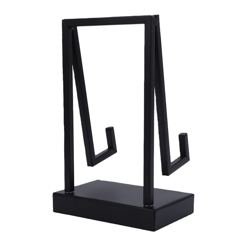 Metal Plate Stand Black Table Easel Stand Modern Book Picture Frame Artwork Holder for Display