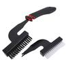 Reciprocating Saw Brush Set Nylon and Wire Brush Head with Reciprocating Saw Handle for Home Cleaning