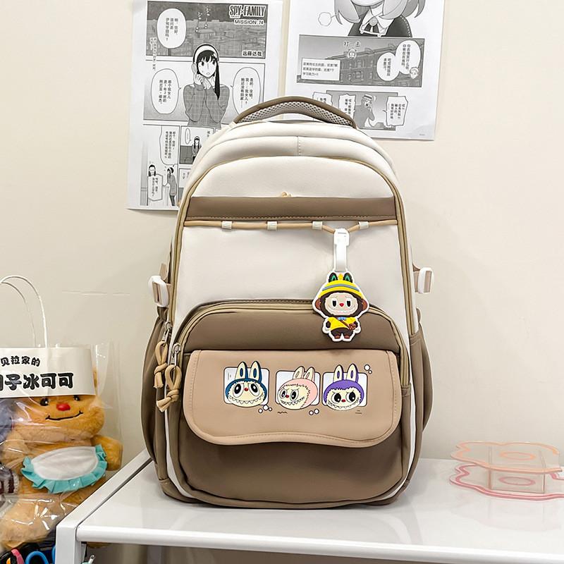 College Cute Style Cartoon Printed Student Backpack  For Use Daily