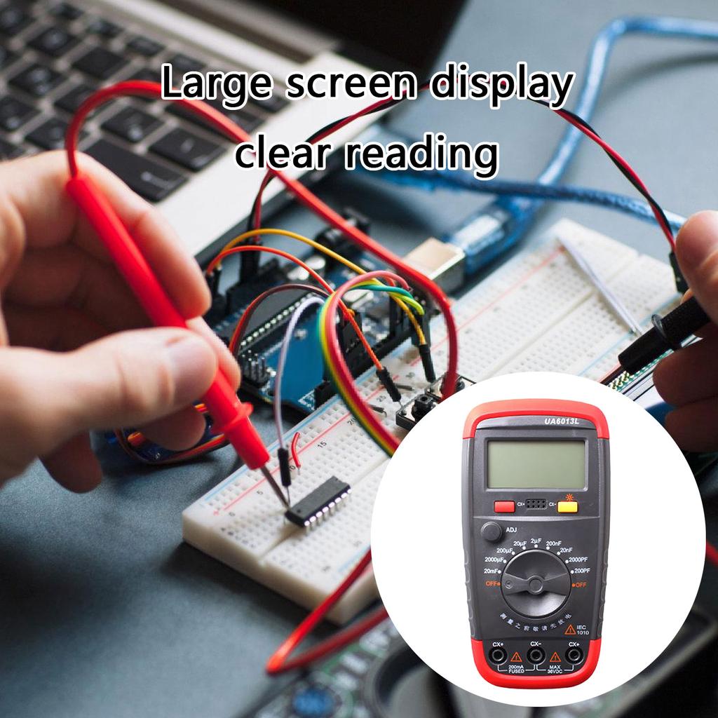 Small  Capacitance Meter with High Precisions Sensoring & Data Hold Function Pocket Size for DIY Enthusiasts & Engineers