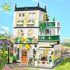 Non-Toxic 997Pcs Mini Garden Hotel Model Building Blocks City Street House Construction Micro Bricks Display Toys Children Adult