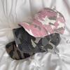 American Retro Old Cross Embroidery Camouflage Baseball Cap Women Versatile Face Small New Casual Soft Top Sun Baseball Cap Men